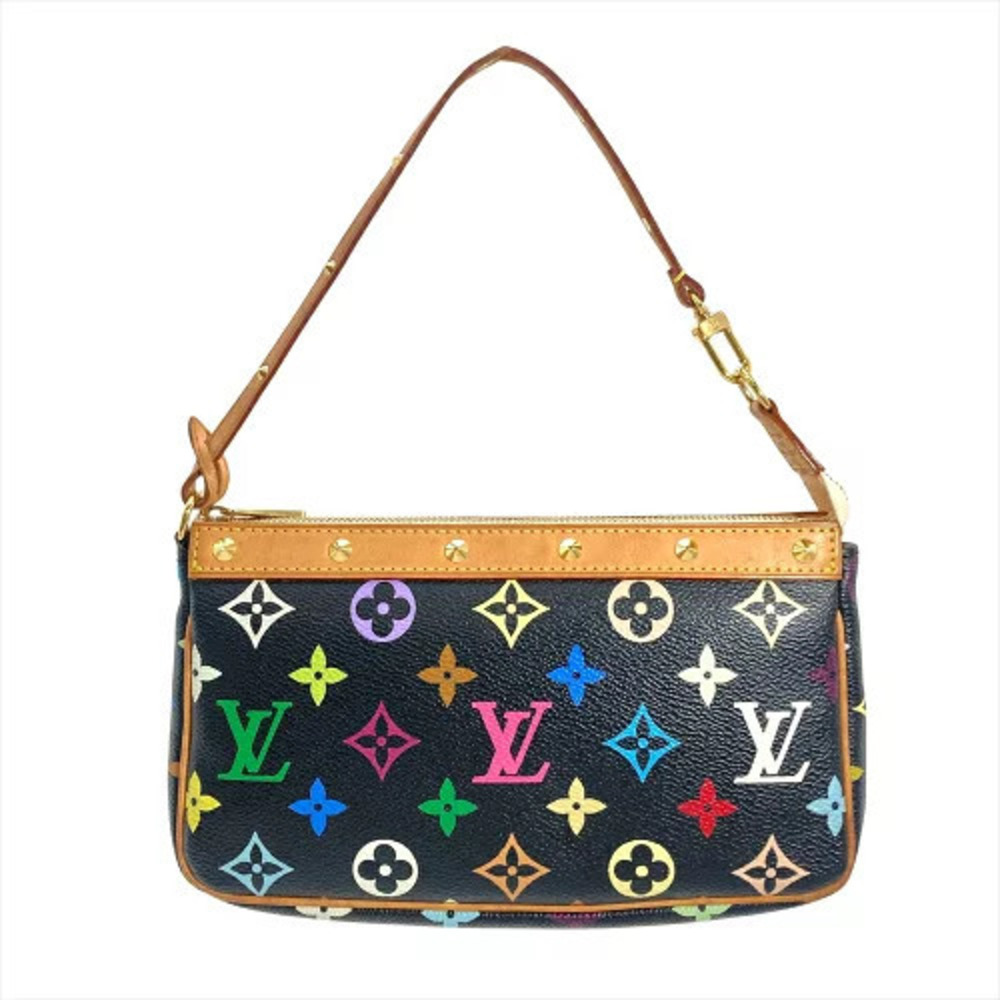Louis Vuitton Accessoires Pouch Clutch Monogram Canvas Noir Black